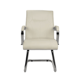Fauteuil Visiteur Skai En Chrome - Go Chaise